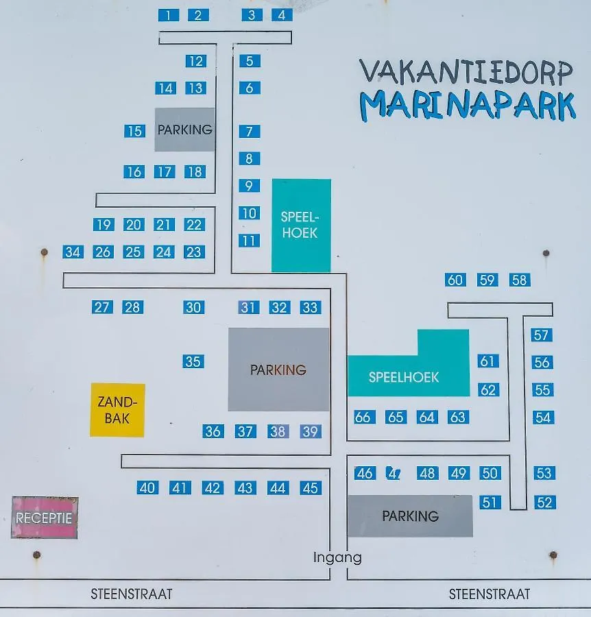 Westende Marinapark Bungalow Blue Middelkerke Vakantiehuis